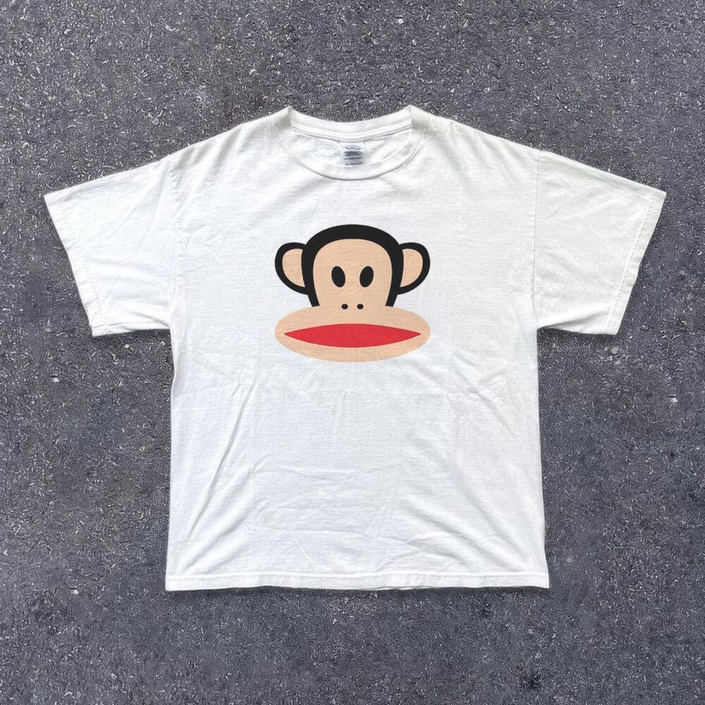 White Paul Frank Julius Monkey Graphic Tee 1